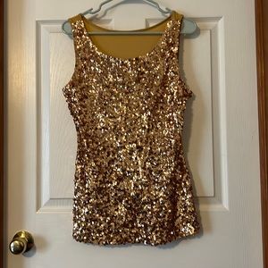 Woman’s glitter tank top